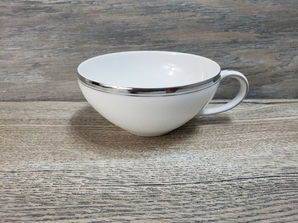 Fukagawa Arita Hand Painted Small Tea Cup Silver Pattern 900P